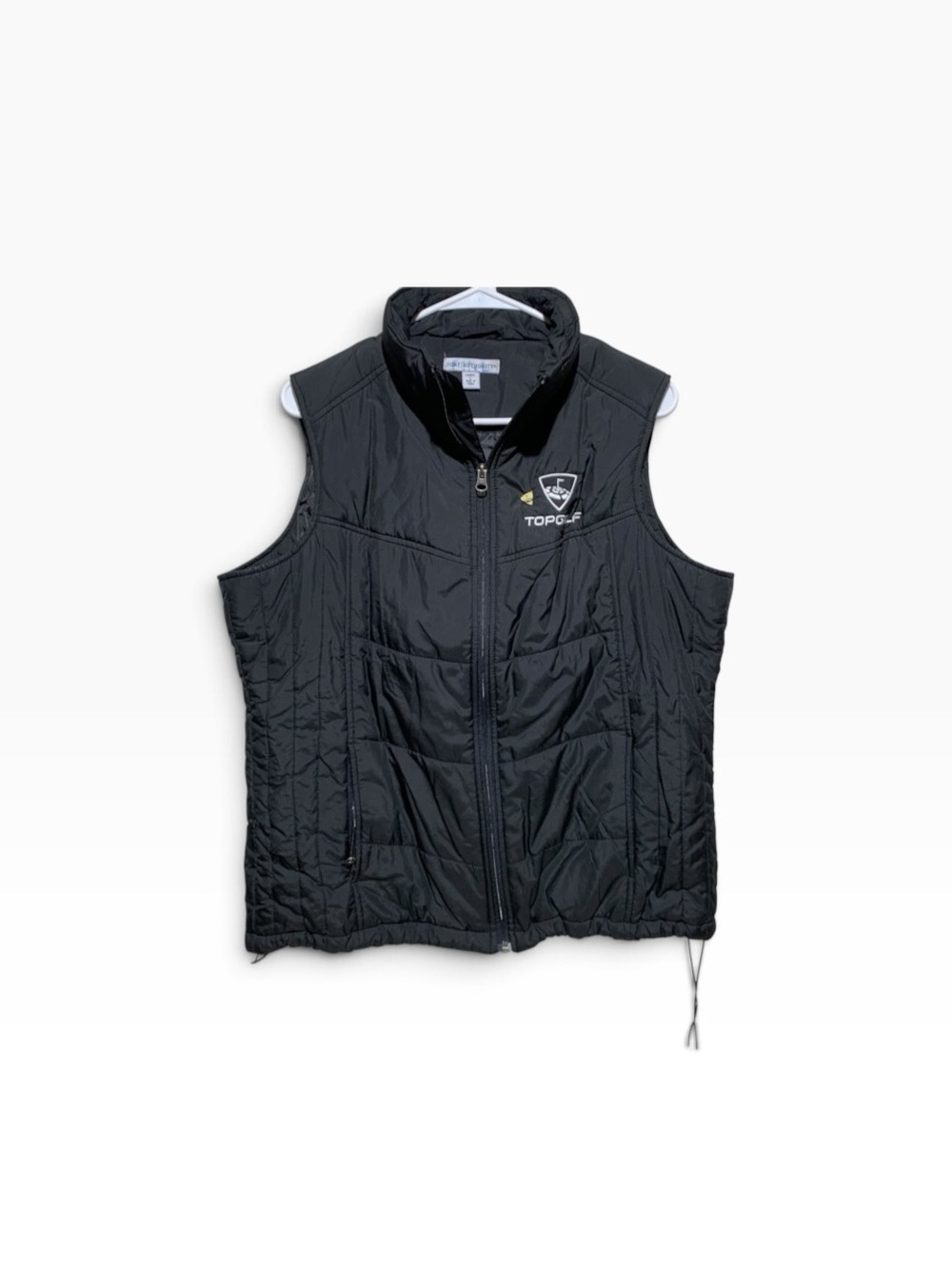 Women's Port Authority Quilted Top Golf Zipper Vest Sz Large